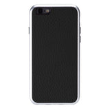 Just Mobile iPhone 6/6s Skall AluFrame Leather Svart Sølv