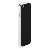 Just Mobile iPhone 6/6s Skall AluFrame Leather Svart Sølv