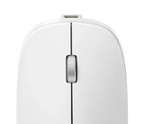 ALOGIC Trådløs Mus Echelon Bluetooth USB-C oppladbar 4 knapper Hvit
