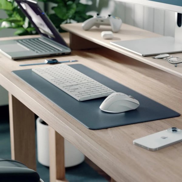 ALOGIC Trådløs Mus Apex Bluetooth USB-C Oppladbar 7 knapper Hvit