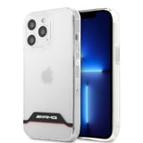 AMG iPhone 13 Pro Deksel Electroplated Horizontal Stripes Sin Transparent