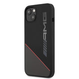 AMG iPhone 13 Mini Deksel Liquid Silicone Two Tone Svart