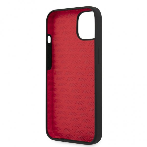 AMG iPhone 13 Mini Deksel Liquid Silicone Two Tone Svart