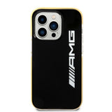 AMG iPhone 14 Pro Max Deksel med Logo Svart Gul