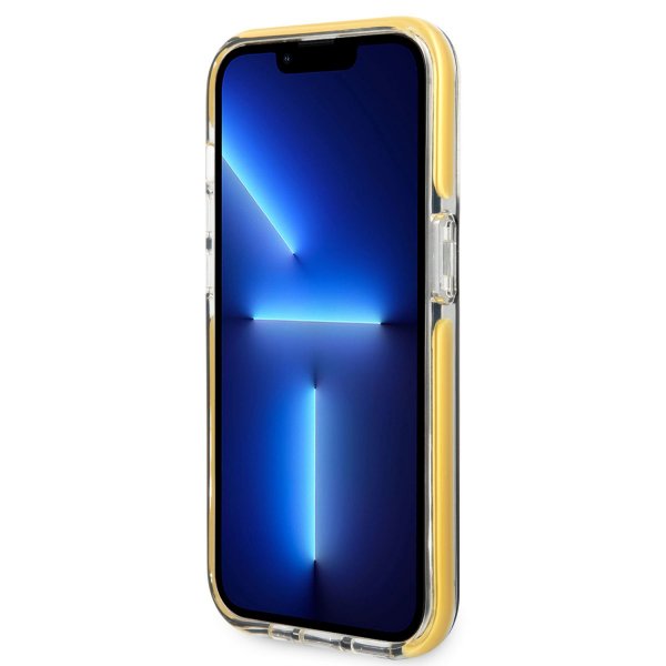 AMG iPhone 14 Pro Max Deksel med Logo Svart Gul