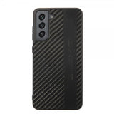 AMG Samsung Galaxy S21 FE Deksel Leather Stripe Carbon Svart