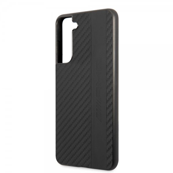 AMG Samsung Galaxy S21 FE Deksel Leather Stripe Carbon Svart