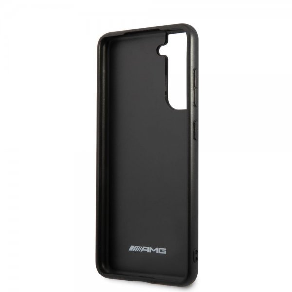 AMG Samsung Galaxy S21 FE Deksel Leather Stripe Carbon Svart