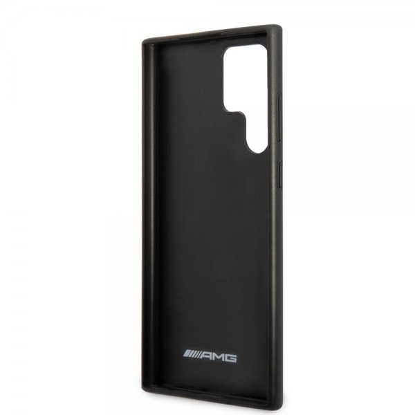 AMG Samsung Galaxy S22 Ultra Deksel Leather Stripe Carbon Svart