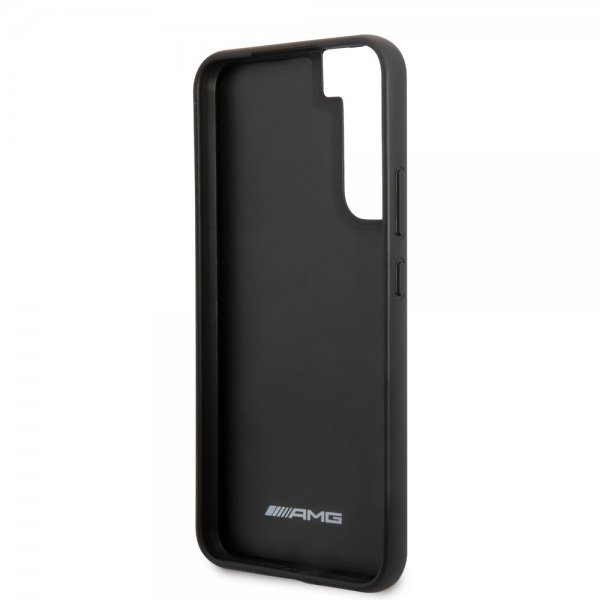 AMG Samsung Galaxy S22 Deksel Leather Stripe Carbon Svart