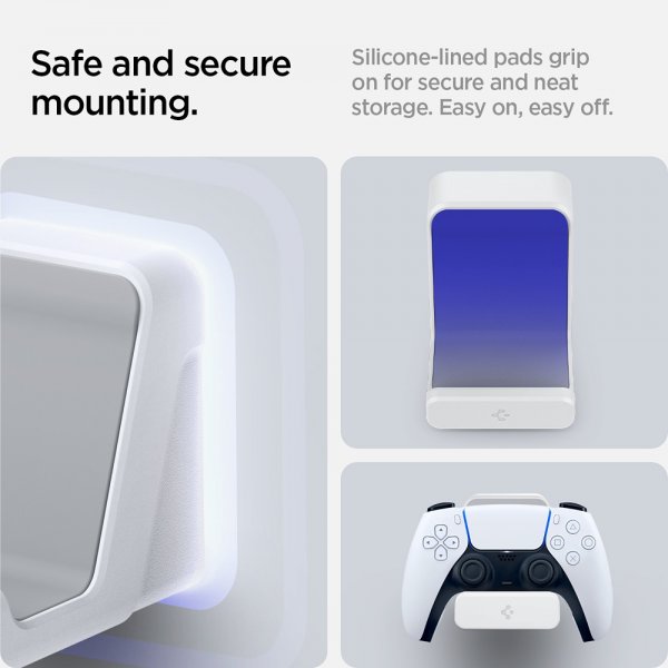 Spigen Veggholder for Spillkontroller PS5/PS4/Xbox/Nintendo Switch Pro VG300 2-pack