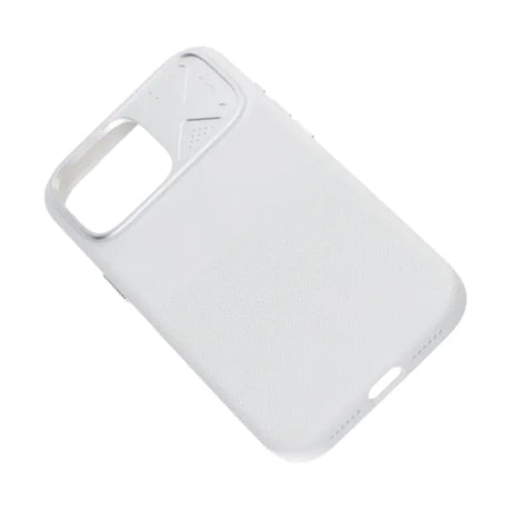 iPhone 16 Pro Max Deksel Silikon Kamerakant MagSafe Hvit