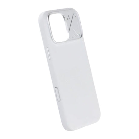 iPhone 16 Pro Max Deksel Silikon Kamerakant MagSafe Hvit