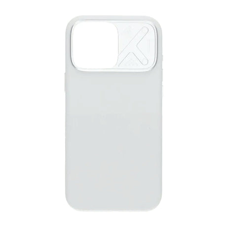 iPhone 16 Pro Max Deksel Silikon Kamerakant MagSafe Hvit