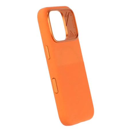 iPhone 16 Pro Deksel Silikon Kamerakant MagSafe Oransje