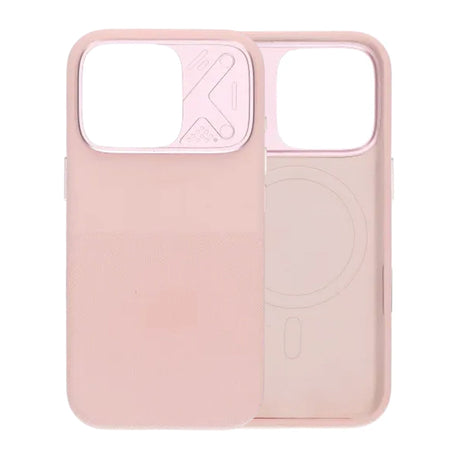iPhone 16 Pro Deksel Silikon Kamerakant MagSafe Rosa
