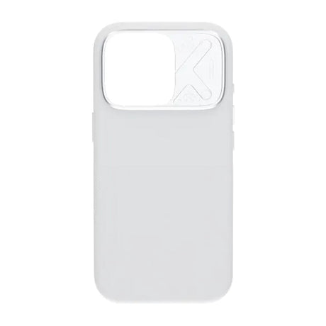 iPhone 16 Pro Deksel Silikon Kamerakant MagSafe Hvit