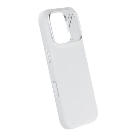 iPhone 16 Pro Deksel Silikon Kamerakant MagSafe Hvit