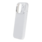 iPhone 16 Pro Deksel Silikon Kamerakant MagSafe Hvit