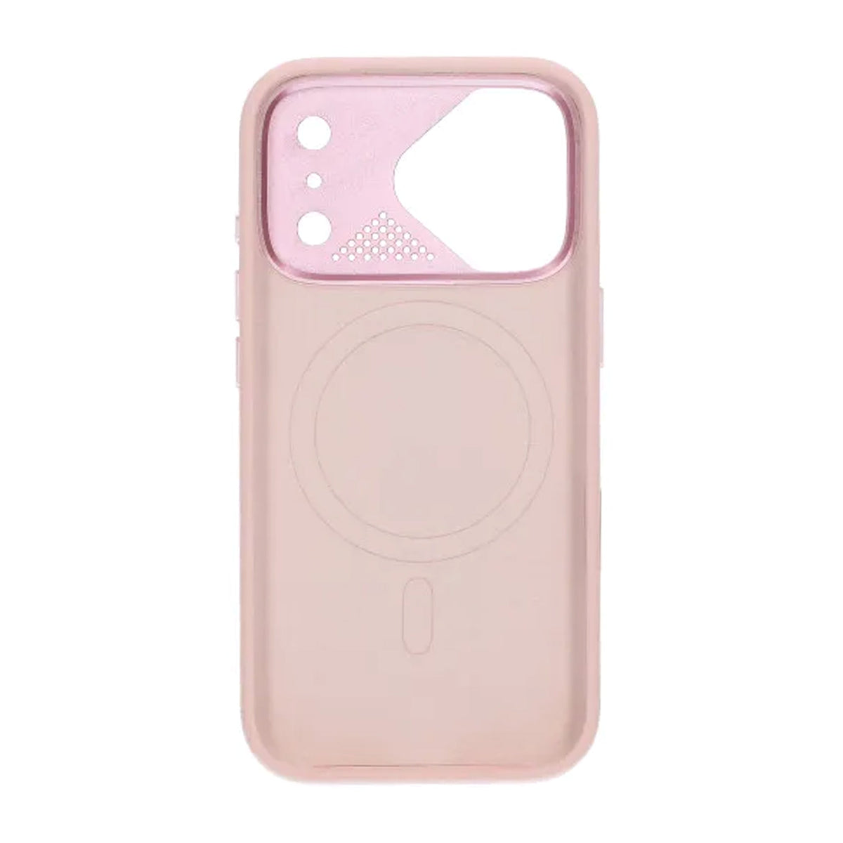iPhone 17 Pro Max Deksel Silikon Kamerabeskyttelse MagSafe Rosa