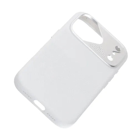 iPhone 17 Pro Max Deksel Silikon Kamerabeskyttelse MagSafe Hvit
