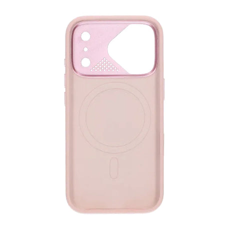 iPhone 17 Pro Deksel Silikon Kamerakant MagSafe Rosa