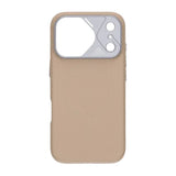 iPhone 17 Pro Deksel med karbonfibermønster MagSafe Beige