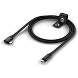 Satechi Vinklet data- og ladekabel USB-C 1 m svart