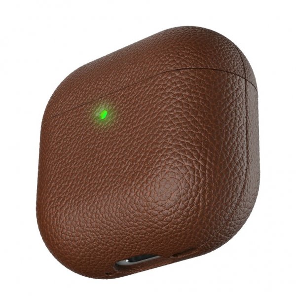 KeyBudz AirPods 4 Deksel Artisan Series Natural Brown