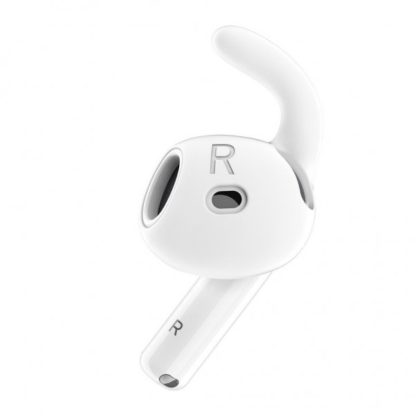 KeyBudz AirPods 4 EarBuddyz Ear Hooks Hvit