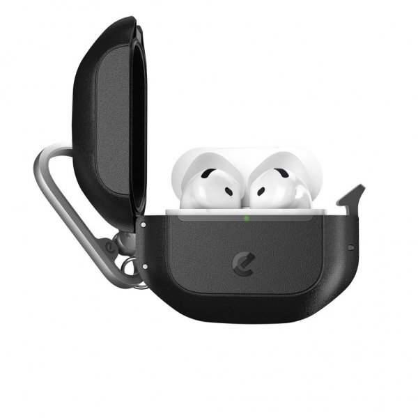 KeyBudz AirPods 4 Deksel ElementProof Series Carbon Black