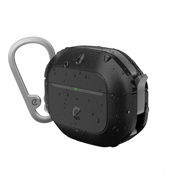 KeyBudz AirPods 4 Deksel ElementProof Series Carbon Black