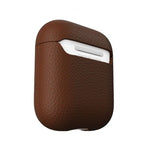 KeyBudz AirPods (1/2) Deksel PodSkinz Ekte Skinn Brun