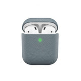 KeyBudz AirPods (1/2) Deksel PodSkinz Ekte Skinn Skiffer