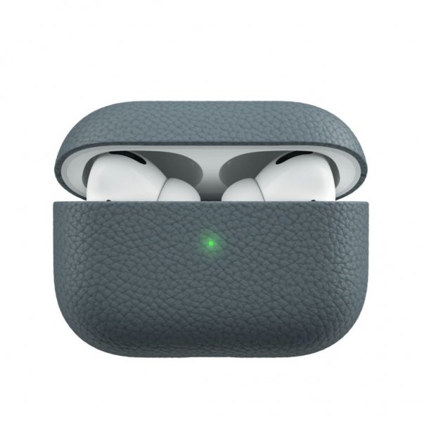 KeyBudz AirPods Pro Deksel PodSkinz Ekte Skinn Skiffer