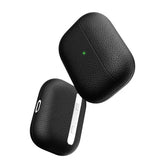 KeyBudz AirPods Pro Deksel PodSkinz Ekte Skinn Svart