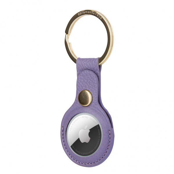 dbramante1928 Apple AirTag Holder Copenhagen Daybreak Purple/Gold