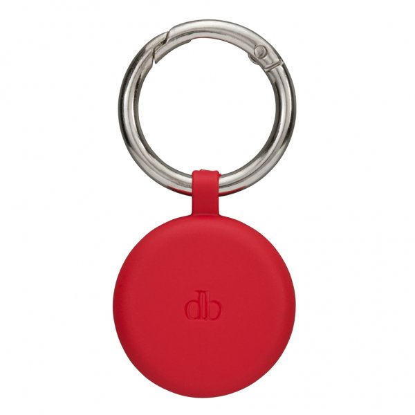 dbramante1928 Apple AirTag Holder Greenland Key Ring Candy Red