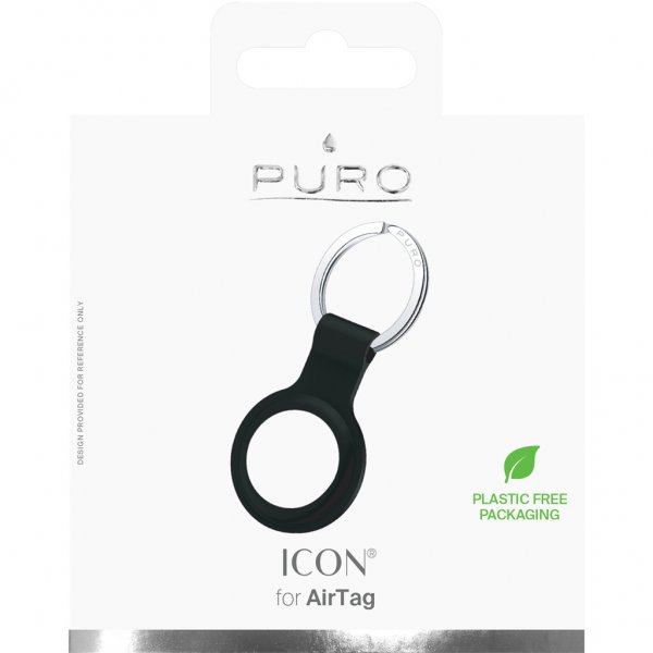 Puro Apple AirTag Holder Icon Svart