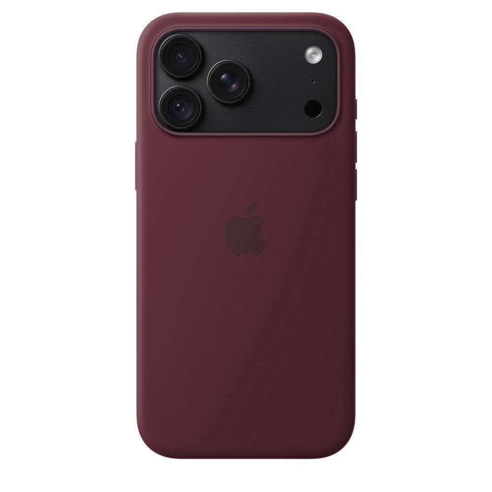 Apple Original iPhone 18 Pro Max Deksel silikonetui MagSafe Burgundy