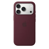 Apple Original iPhone 18 Pro Deksel silikonetui MagSafe Burgundy