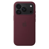 Apple Original iPhone 18 Pro Deksel silikonetui MagSafe Burgundy