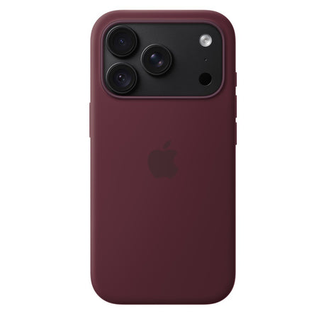 Apple Original iPhone 18 Pro Deksel silikonetui MagSafe Burgundy