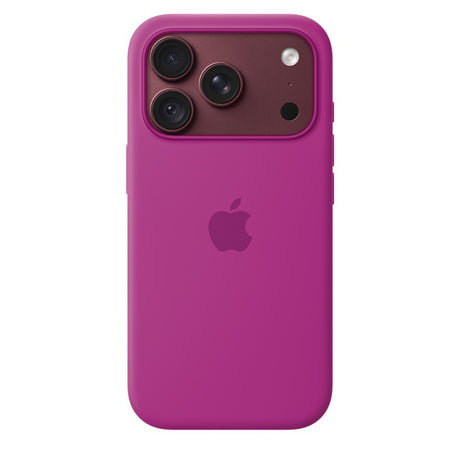 Apple Original iPhone 18 Pro Deksel silikonetui MagSafe Magenta