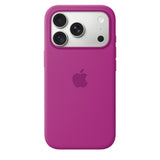 Apple Original iPhone 18 Pro Deksel silikonetui MagSafe Magenta
