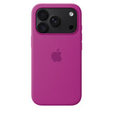 Apple Original iPhone 18 Pro Deksel silikonetui MagSafe Magenta
