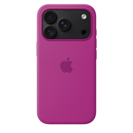 Apple Original iPhone 18 Pro Deksel silikonetui MagSafe Magenta