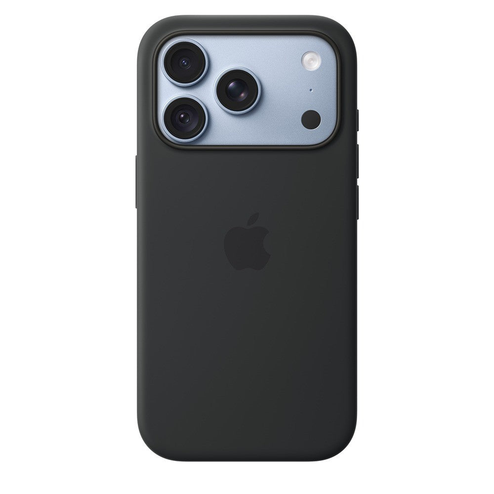 Apple Original iPhone 18 Pro Deksel i silikon med MagSafe Svart