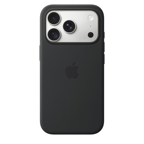 Apple Original iPhone 18 Pro Deksel i silikon med MagSafe Svart