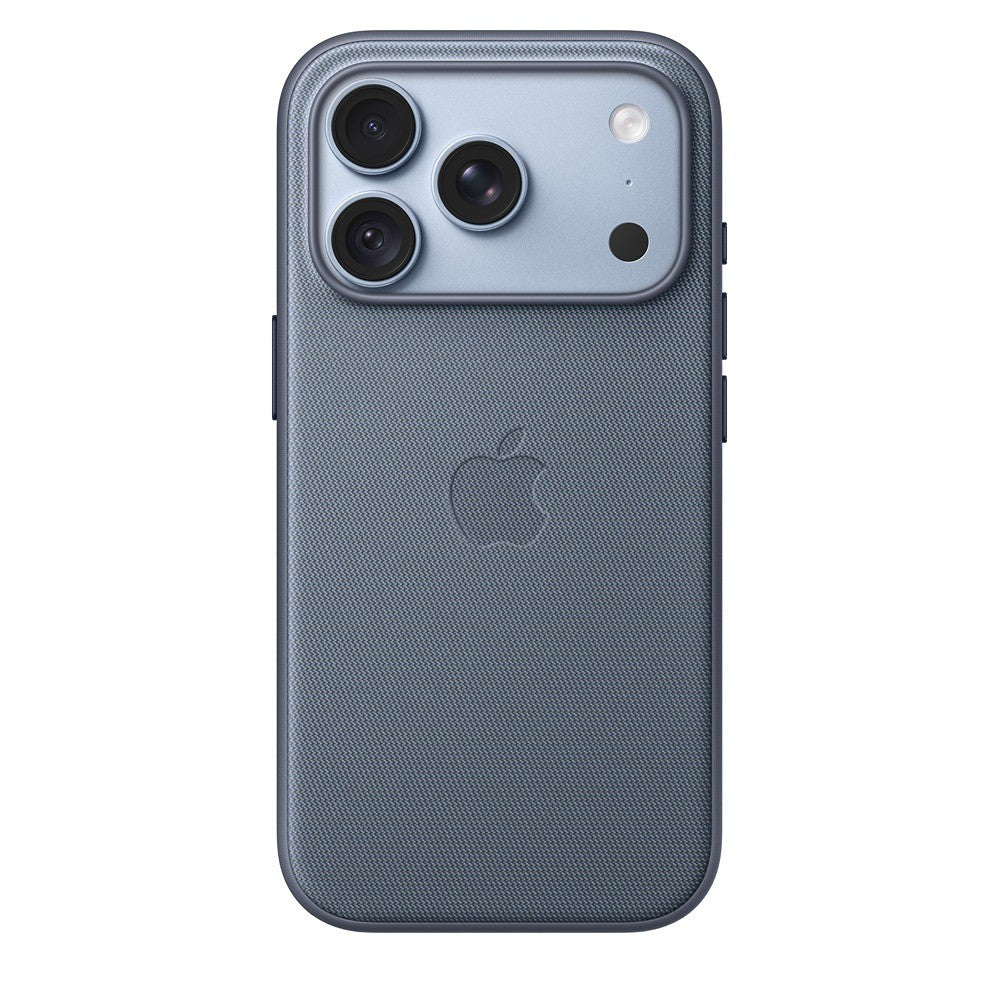 Apple Original iPhone 18 Pro Deksel TechWoven MagSafe Chambrayblå